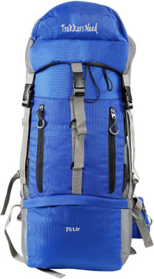 

TREKKERS NEED Trekking Bag/Rucksack\SPORTS BAG/Hiking Bag75 Ltr Spartan (BLUE) Rucksack - 75 L(Blue)