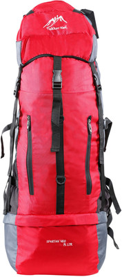 

TREKKERS NEED Trekking Bag/Rucksack\SPORTS BAG/Hiking Bag75 Ltr Spartan Neo(Red) Rucksack - 75 L(Red)