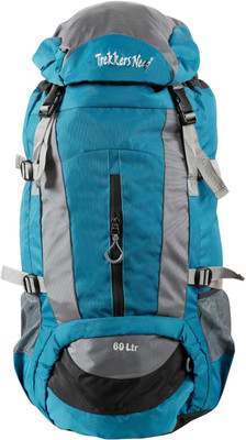 

TREKKERS NEED Trekking Bag/Rucksack\SPORTS BAG/Hiking Bag 60 Ltr Thunder (Airport green) Rucksack - 60 L(Green)