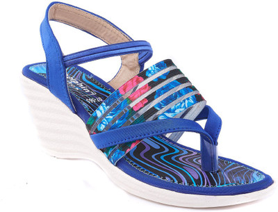 

Dolphin Miles Women Blue Wedges
