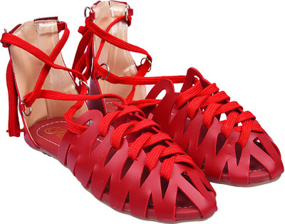 

Jade Women Red Flats