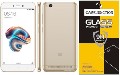 CASEJUNCTION Tempered Glass Guard for Mi Redmi 5A, Mi Redmi Go(Pack of 1)