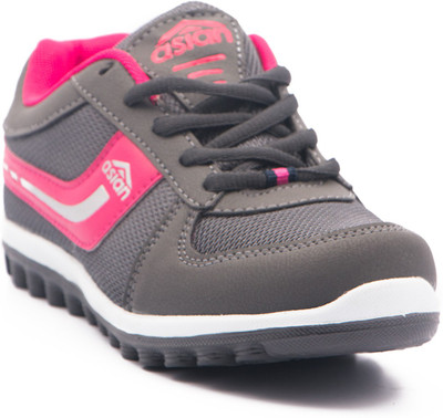 

Asian Running Shoes For Women(Grey, Pink