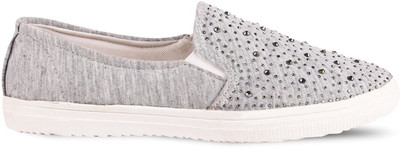 

Shoelab Canvas Shoes For Women(Silver