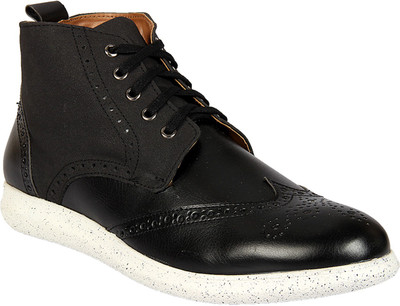 

Knotty Derby Roger Brogue Boot Sneakers For Men(Black