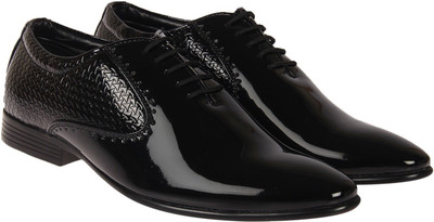 

XE Looks Stylish Party Wear Oxford For Men(Black