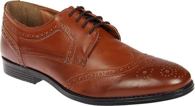 

Knotty Derby Oliver Wing Cap Brogue Lace Up For Men(Tan