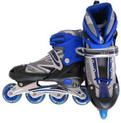 

Konex Adjustable Shoes Inline Skates (Small) Blue In-line Skates - Size 4.5-7.5 UK(Blue)