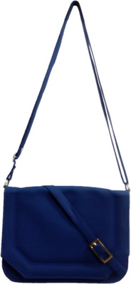 

Panache Women Casual Blue PU Sling Bag