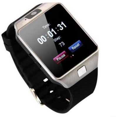 

epresent DZ09 SMARTWATCH WITH SIM SLOT, MUSIC, CAMERA ETC Grey Smartwatch(Black Strap REGULAR)
