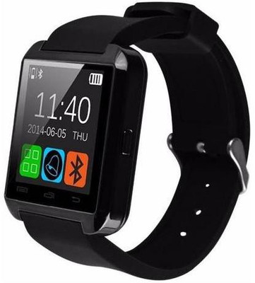 

JK ERFINDERS ORIGINAL U8 BLUETOOTH SMART WATCH BLACK 002 WITH CALL OPTION MUSIC, CAMERA CONTROL BLACK Smartwatch(Black Strap FREE SIZE (CAN BE USED BY ANYONE))