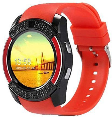 

MOBILE LINK Presenting Smartwatch(Red Strap Free Size)