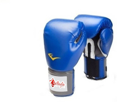 

Konex Leather Power Training/Sparring/Fitness Boxing Gloves Blue - 8 Oz (14-16.5 cm Hand Circumference Below Knuckles) Boxing Gloves (Free Size, Blue)
