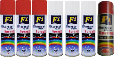 

F1 Multicolor Spray Paint 450 ml(Pack of 7)