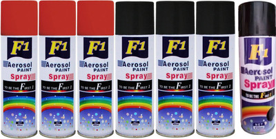 

F1 Multicolor Spray Paint 450 ml(Pack of 7)