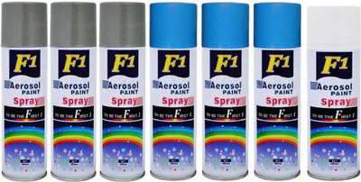 

F1 Multicolor Spray Paint 450 ml(Pack of 7)