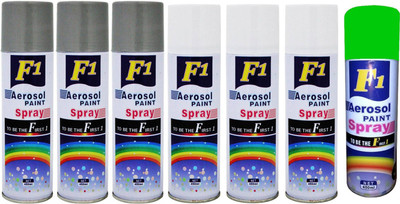 

F1 Multicolor Spray Paint 450 ml(Pack of 7)