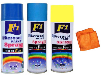 

F1 Multicolor Spray Paint 450 ml(Pack of 3)