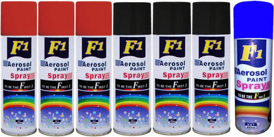 

F1 Multicolor Spray Paint 450 ml(Pack of 7)