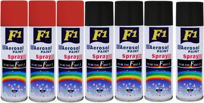 

F1 Multicolor Spray Paint 450 ml(Pack of 7)