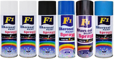 

F1 Multicolor Spray Paint 450 ml(Pack of 6)