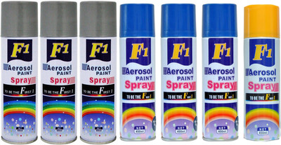 

F1 Multicolor Spray Paint 450 ml(Pack of 7)