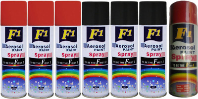 F1 Multicolor Spray Paint 450 ml(Pack of 7)