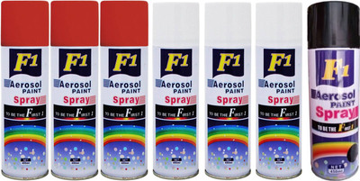 

F1 Multicolor Spray Paint 450 ml(Pack of 7)