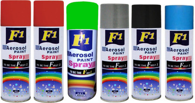 

F1 Multicolor Spray Paint 450 ml(Pack of 6)