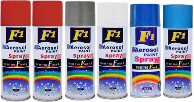 

F1 Multicolor Spray Paint 450 ml(Pack of 6)