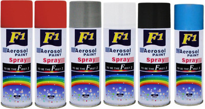 

F1 Multicolor Spray Paint 450 ml(Pack of 6)