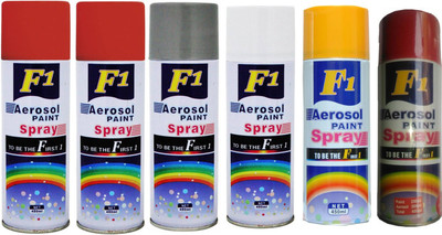 

F1 Multicolor Spray Paint 450 ml(Pack of 6)