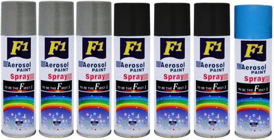 

F1 Multicolor Spray Paint 450 ml(Pack of 7)