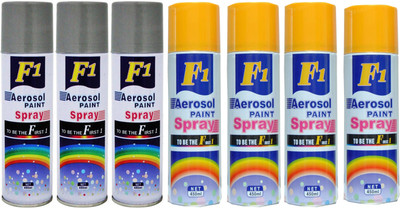

F1 Multicolor Spray Paint 450 ml(Pack of 7)