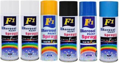 

F1 Multicolor Spray Paint 450 ml(Pack of 6)