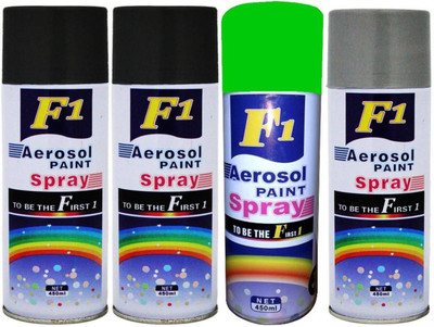 

F1 Multicolor Spray Paint 450 ml(Pack of 4)