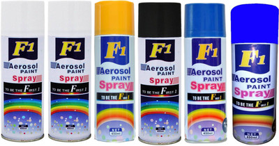 

F1 Multicolor Spray Paint 450 ml(Pack of 6)