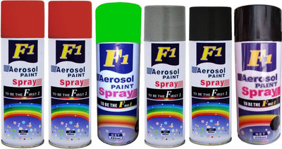 

F1 Multicolor Spray Paint 450 ml(Pack of 6)
