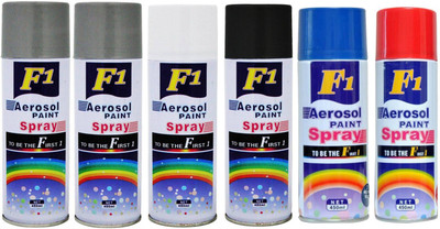 

F1 Multicolor Spray Paint 450 ml(Pack of 6)
