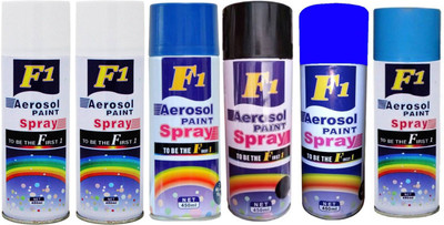 

F1 Multicolor Spray Paint 450 ml(Pack of 6)