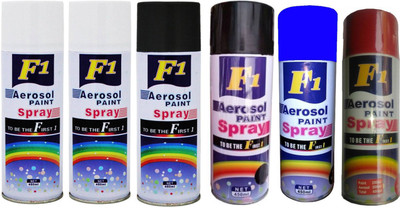 

F1 Multicolor Spray Paint 450 ml(Pack of 6)