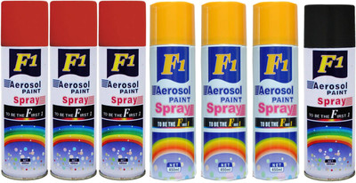 

F1 Multicolor Spray Paint 450 ml(Pack of 7)