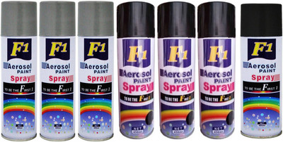 

F1 Multicolor Spray Paint 450 ml(Pack of 7)