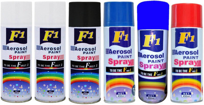 

F1 Multicolor Spray Paint 450 ml(Pack of 6)