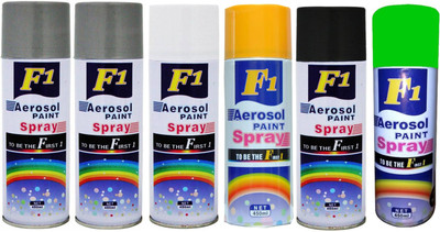

F1 Multicolor Spray Paint 450 ml(Pack of 6)