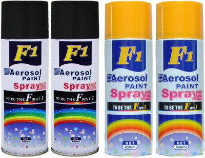 

F1 multicolor Spray Paint 450 ml(Pack of 4)