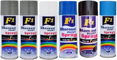 

F1 Multicolor Spray Paint 450 ml(Pack of 6)