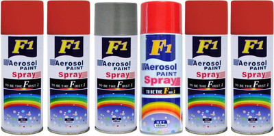 

F1 Multicolor Spray Paint 450 ml(Pack of 6)