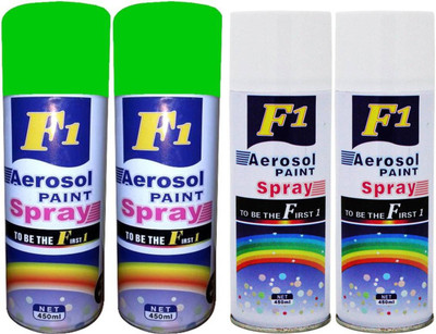 

F1 multicolor Spray Paint 450 ml(Pack of 4)