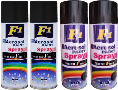 

F1 multicolor Spray Paint 450 ml(Pack of 4)